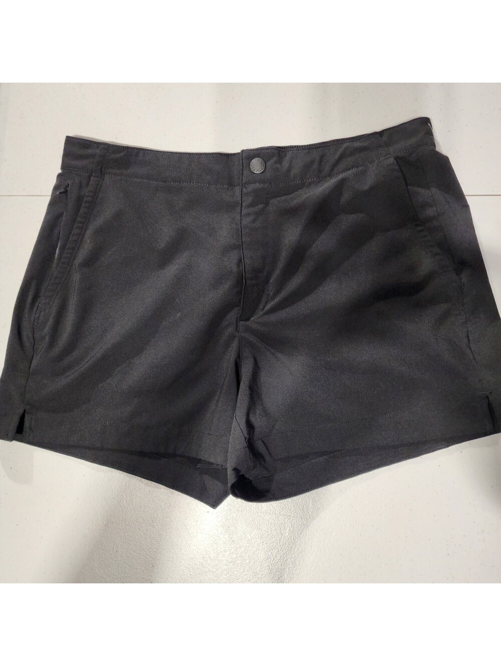 The North Face Women's Black Chino Shorts Size 10 Stretch Polyester Pockets